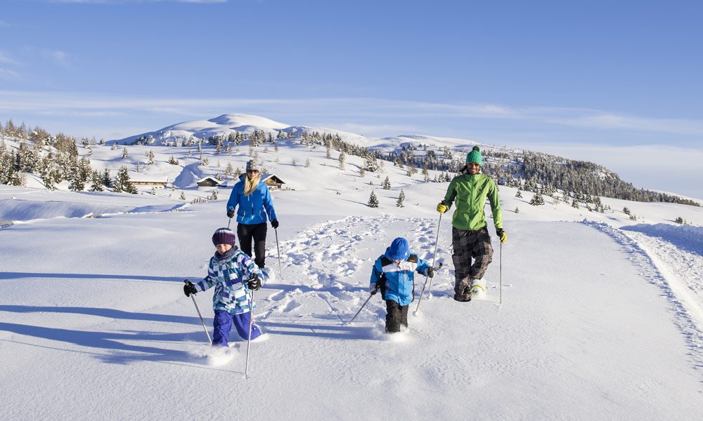 Snow shoeing in Valle Isarco